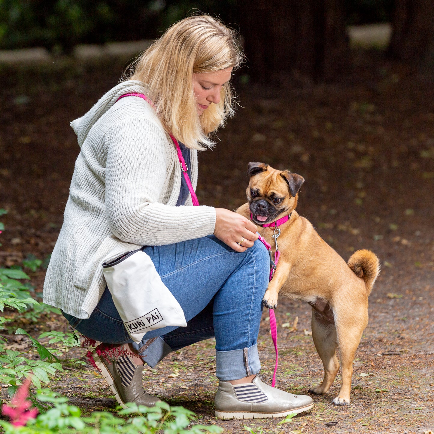 Hundehalsband, pink